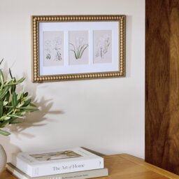 """Argos Home Beaded Wood Effect Multi Photo Picture Frame-4x6"""""""