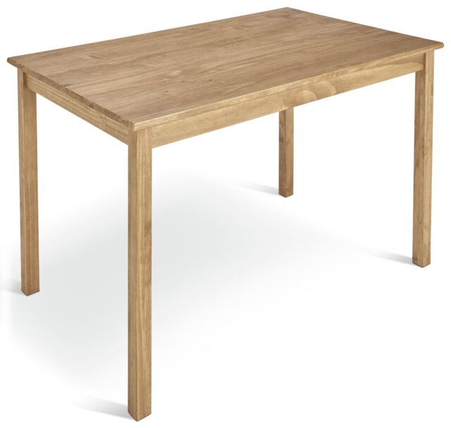 Argos Home Raye Solid Wood 4 Seater Dining Table - Natural - image 1