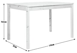 Argos Home Raye Solid Wood 4 Seater Dining Table - Natural - thumbnail 2