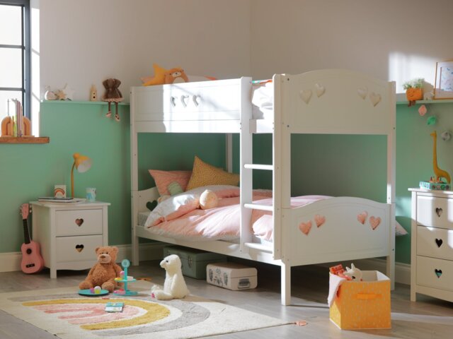 Argos Home Mia Detachable Bunk Bed Frame - White