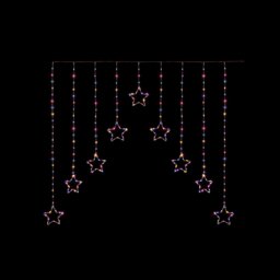 Premier Decorations Rainbow Star Christmas Window Lights
