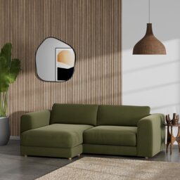 Habitat Ayr Reversible Corner Sofa - Moss Green - thumbnail 2