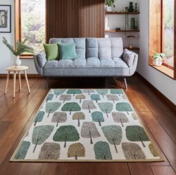 Scion Cedar Juniper Green Flatweave Rug - 152x230cm