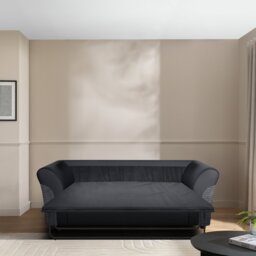 Argos Home Harry Cord 2 Seater Sofa Bed - Charcoal - thumbnail 2