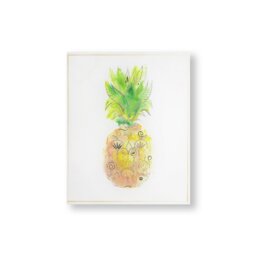 Art for the Home Pineapple Printed Canvas Wall Art - 40x50cm - thumbnail 2