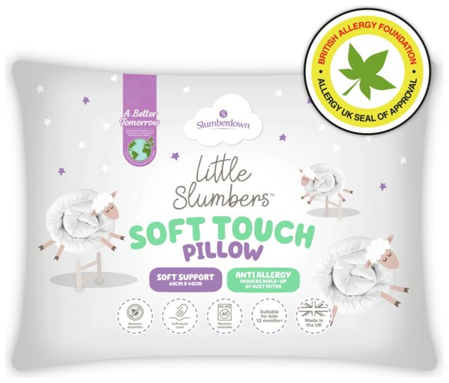 Slumberdown Little Slumbers Anti-Allergy Pillow - Cot Bed - image 1