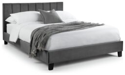 Julian Bowen Rosa Single Bed Frame - Grey - thumbnail 1