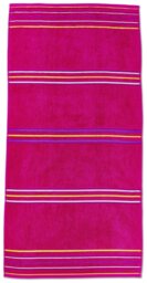 Catherine Lansfield 2 Pack Beach Towel - Pink & Yellow - thumbnail 2