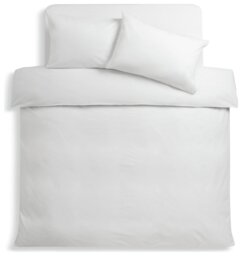 Habitat Easycare Plain White Bedding Bundle - Double - thumbnail 2