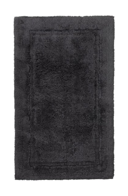 Habitat Cotton Deep Pile Tufted Bath Mat - Slate - image 1