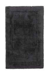 Habitat Cotton Deep Pile Tufted Bath Mat - Slate - thumbnail 1