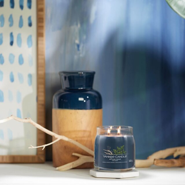Yankee Signature Medium Scented Candle - Bayside Cedar - image 1