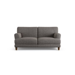 Habitat Askem Fabric 2 Seater Sofa - Charcoal - Dark Leg - thumbnail 1