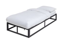 Argos Home Platform Single Metal Bed Frame - Black - thumbnail 1