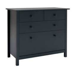 Argos Home Kids Scandinavia 4 Drawer Chest - Ink Blue - thumbnail 2