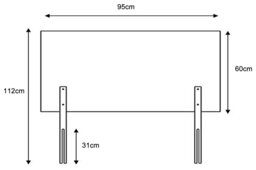 Aspire Grant Velvet Single Headboard - Silver - thumbnail 2