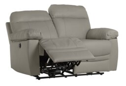 Argos Home New Paolo 2 Seater Power Recliner Sofa - Grey - thumbnail 1