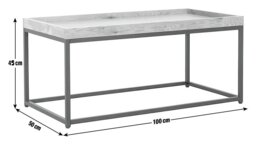 Argos Home Loft Living Oak Veneer Coffee Table - Natural - thumbnail 2