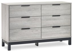 Julian Bowen Bali Wide 6 Drawer Chest - Grey - thumbnail 2