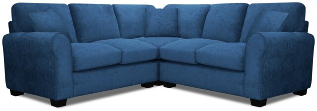 Argos Home Taylor Fabric Corner Sofa - Blue - image 1