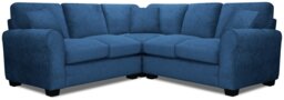 Argos Home Taylor Fabric Corner Sofa - Blue - thumbnail 1