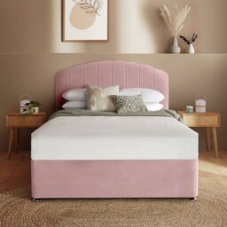 Silentnight Middleton Double 2 Drawer Divan Bed - Pink