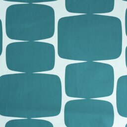 Habitat x Scion Lohko Fully Lined Eyelet Curtains - Teal - thumbnail 2