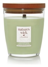 Natures Wick Medium Jar Candle - Sage & White Pepper - thumbnail 2