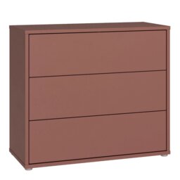Furniture To Go Alice Springs 3 Drawers Chest - Terracotta - thumbnail 2