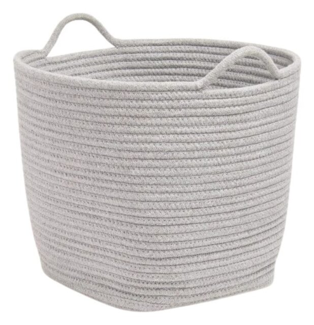 Great Little Trading Company Rope Storage Basket - Grey - image 1
