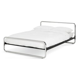Habitat Albers Steel Double Bed Frame - Nickle - thumbnail 2