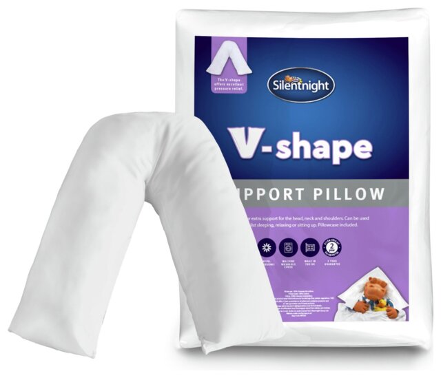 Argos V Pillow Silentnight V Shaped Support Pillow With Pillowcase
