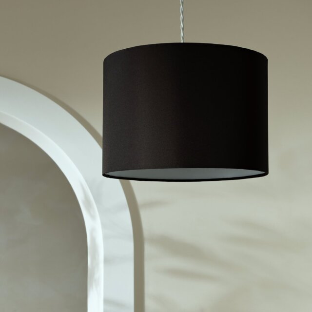Argos Home Black Easy Fit Lampshade - 30cm - image 1