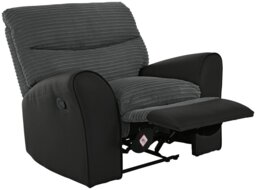 Argos Home Harry Fabric Recliner Chair - Charcoal - thumbnail 1