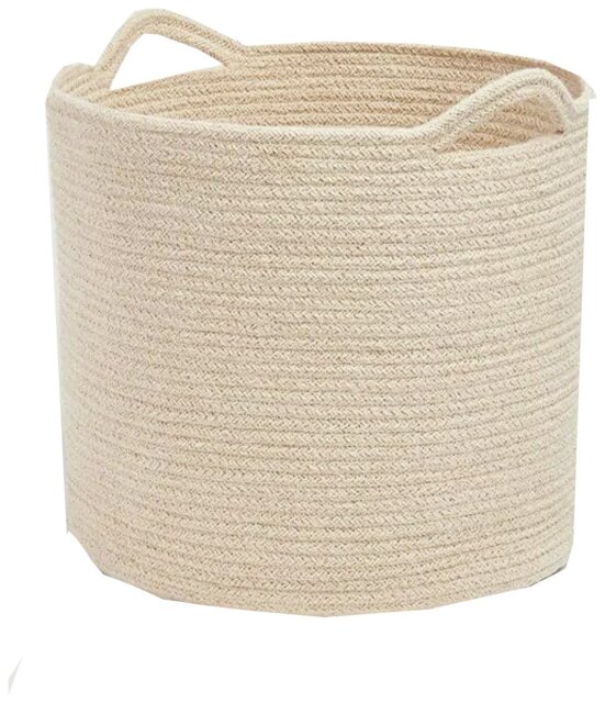 Great Little Trading Company Rope Storage Basket - Ivory - image 1