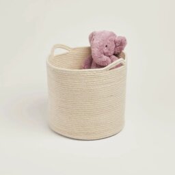 Great Little Trading Company Rope Storage Basket - Ivory - thumbnail 2