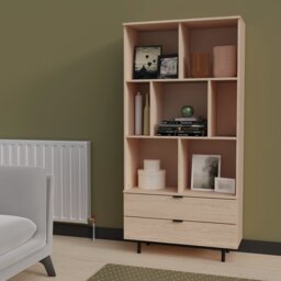 Argos Home Taite Bookcase - Natural - thumbnail 1