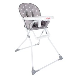 My Babiie MBHC1 Compact Highchair - Grey Stars - thumbnail 2