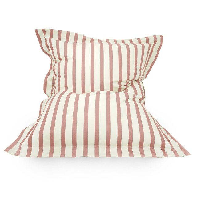 rucomfy Kids Stripe Out Squarbie Bean Bag- Pink - image 1