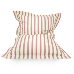 rucomfy Kids Stripe Out Squarbie Bean Bag- Pink - thumbnail 1