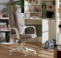 Habitat Alma High Back Office Chair - Grey - thumbnail 2