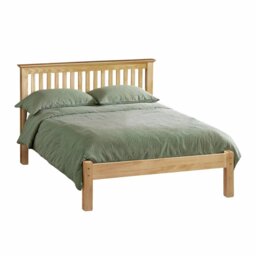 Julian Bowen Barcelona LFE Double Bedframe - Antique Pine - thumbnail 2