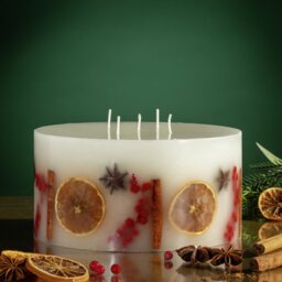 Argos Home Multi Wick Inclusion Candle - Christmas Spice - thumbnail 2