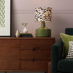 Habitat x Scion Padukka 44cm Ceramic Table Lamp - Green - thumbnail 2
