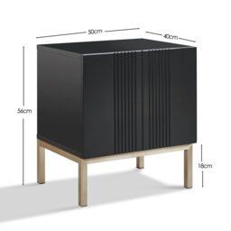 Frank Olsen Iona Side Table - Black - thumbnail 2