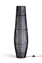 Argos Home Chocolate Rattan Floor Lamp - thumbnail 2