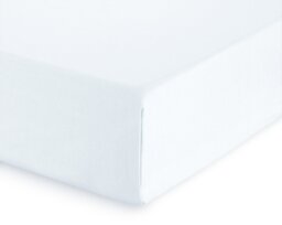 Habitat Pure Cotton 200TC White Flat Sheet - Kingsize - thumbnail 1