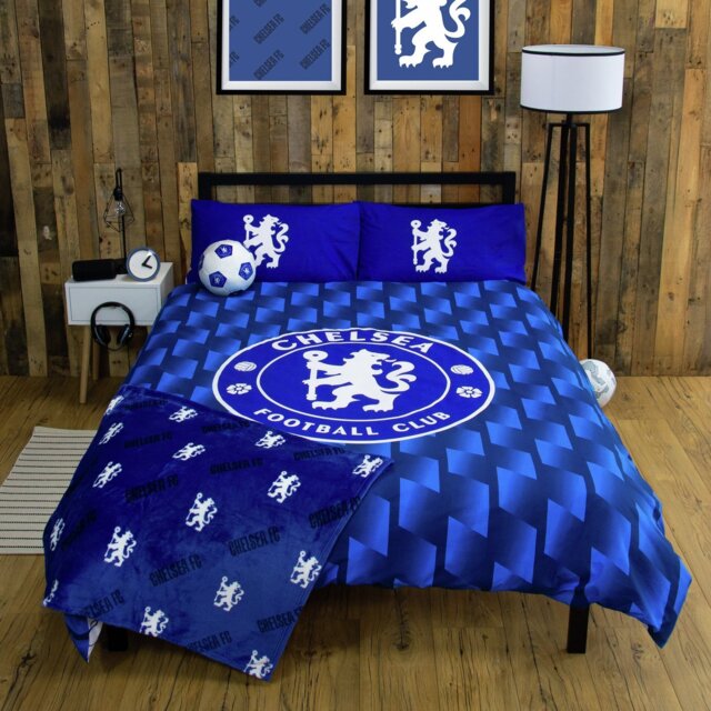 Chelsea FC Football Blue Kids Bedding Set - Double - image 1
