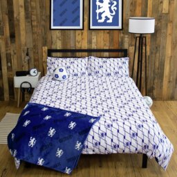 Chelsea FC Football Blue Kids Bedding Set - Double - thumbnail 2