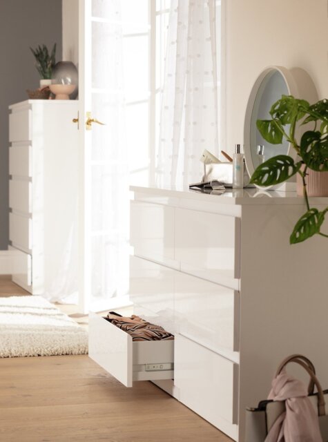 Argos Home Jenson 6 Drawer Chest - Matte White - image 1